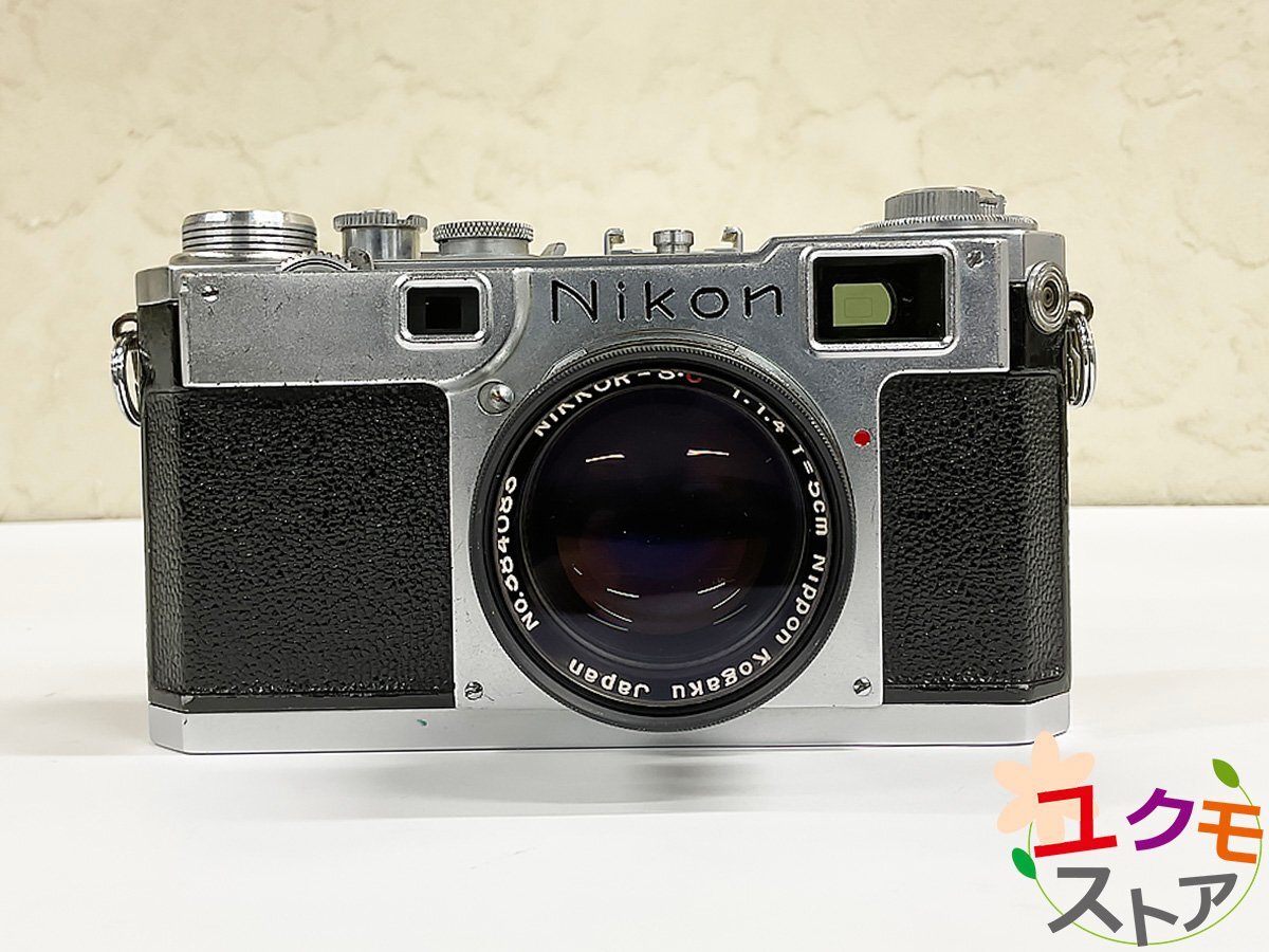 ジャンク Nikon ニコン S2 レンジファインダーカメラ オールドレンズ NIKKOR-S 5cm f/1.4 ゾナータイプレンズ ※現状販売品拍卖