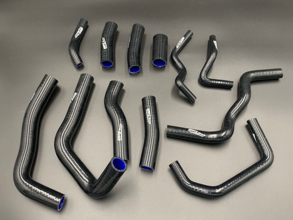 ホンダ CBR1000RR sc57シリコンラジエターホース 04~07 ブラックラジエーターGPI拍卖