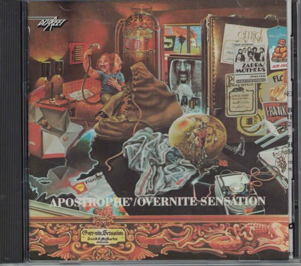 2in1CD◆フランク・ザッパ / apostrophe'+overnite sensation 日本仕様★同梱歓迎!ケース新品!拍卖
