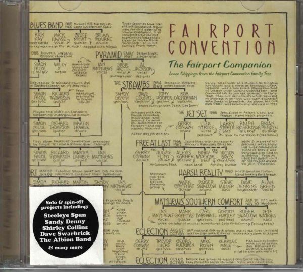 2枚組フェアポートコンベンションV/A◆FAIRPORT COMPANION:Loose Chippings From The Fairport Convention Family Tree★ケース新品!拍卖