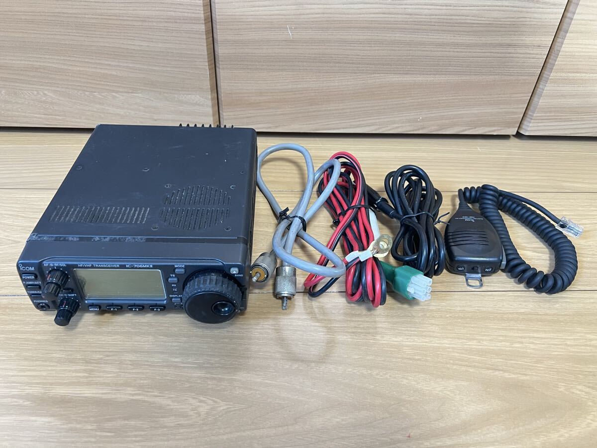 ICOM アイコム 無線機 トランシーバー HF/VHF TRANSCEIVER IC-706MKⅡ 動作未確認 拍卖