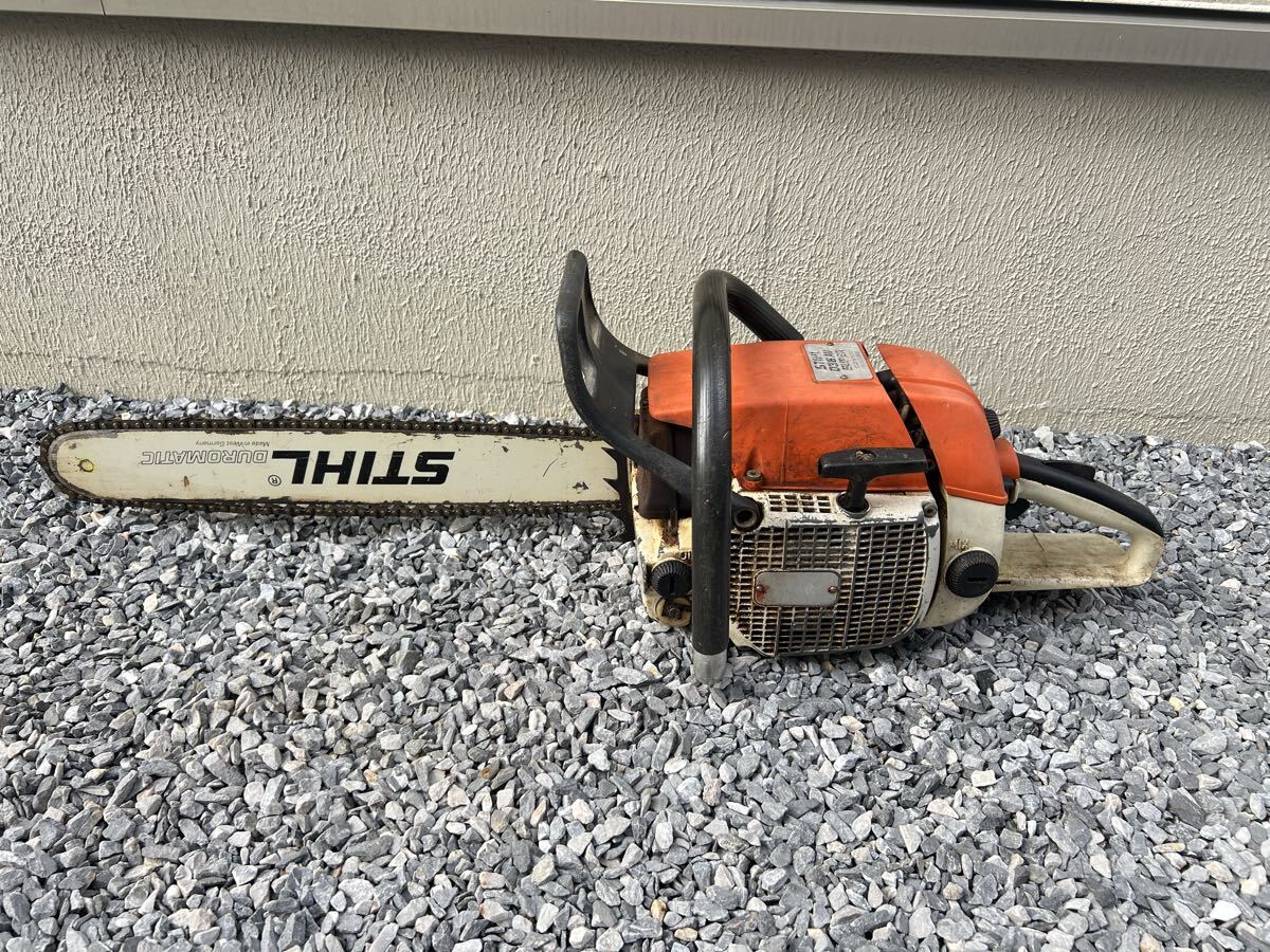 スチール エンジンチェーンソー STIHL038AV 圧縮あり拍卖