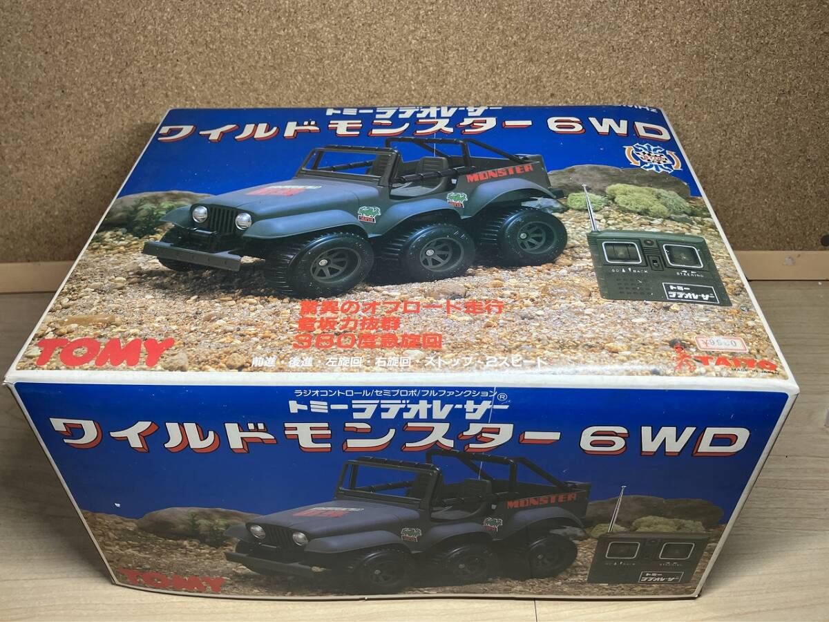 【未使用 デッドストック品】トミー ワイルドモンスター6WD ラデオレーサー ラジコン RC拍卖