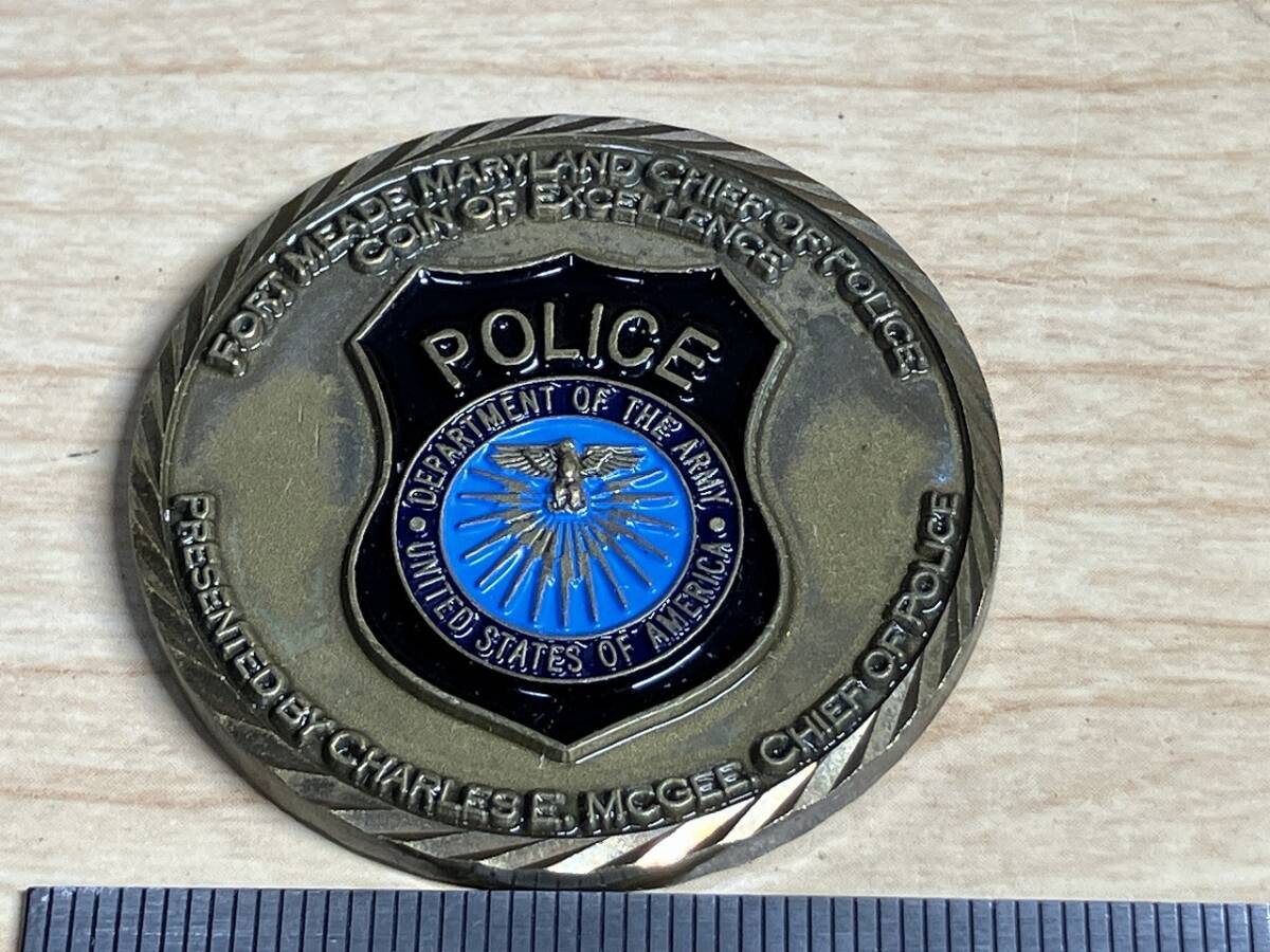 【チャレンジコイン】アメリカ メリーランド州 フォート・ミード警察署 徽章拍卖