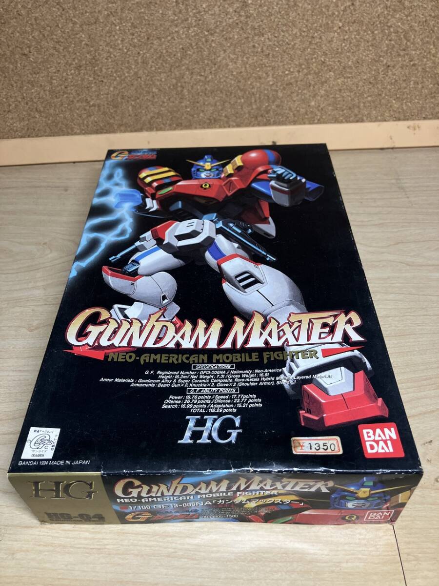 【未組立 箱ダメージ有】1/100 HG ガンダムマックススター 旧キット Gガンダム ガンプラ プラモデル拍卖