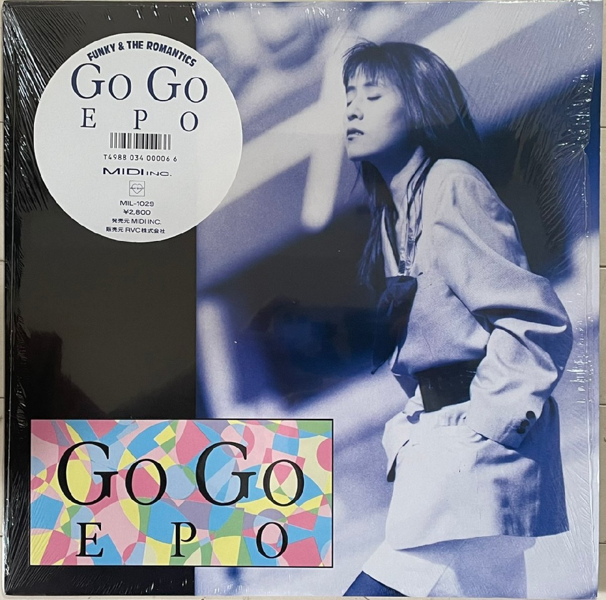 即決 希少!CITY POP/Light Mellow名盤 EPO『GO GO EPO』シュリンク・ステッカー付 アナログLP 鈴木雅之/細野晴臣/佐藤博/鳥山雄司拍卖