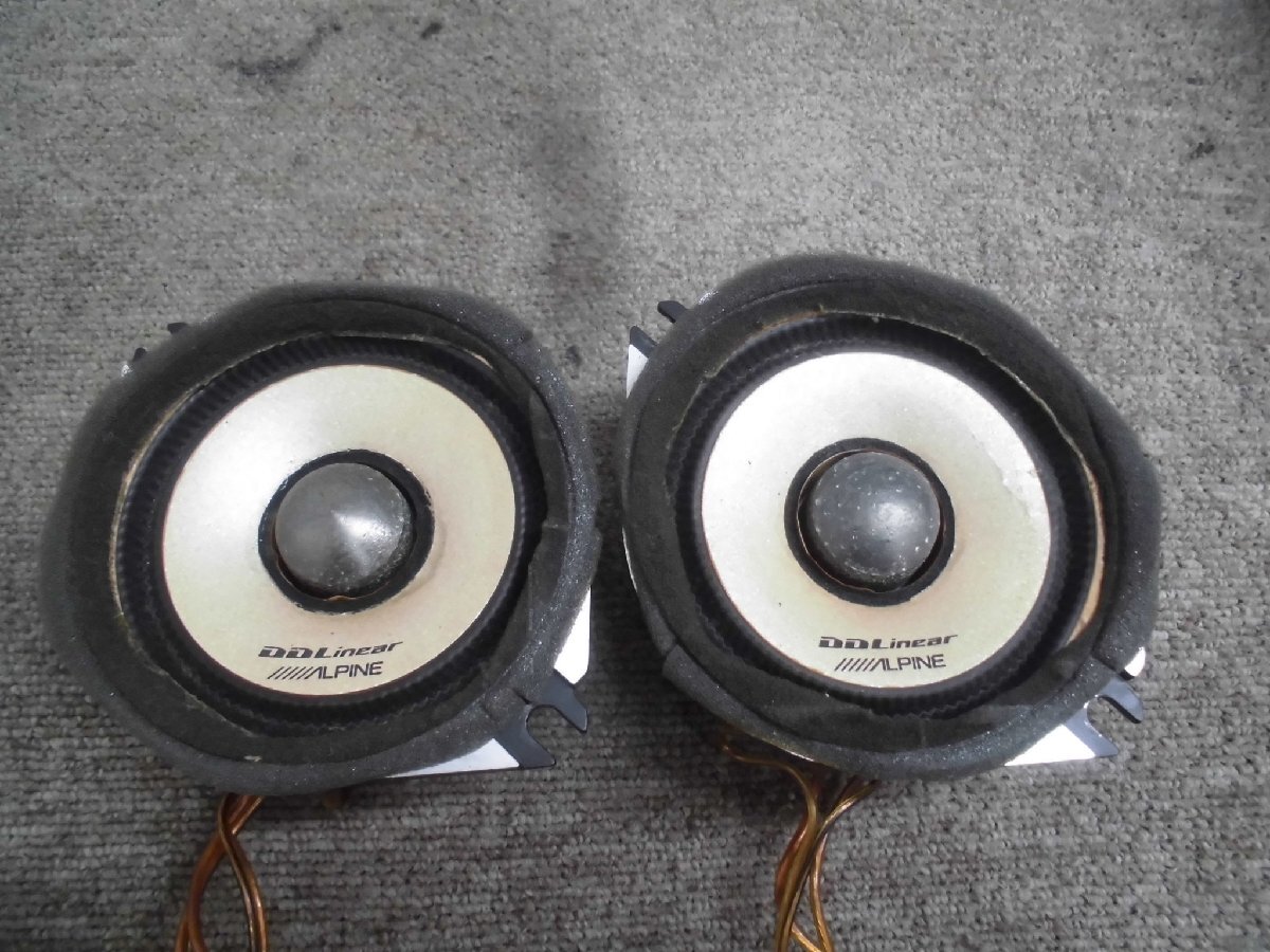 ☆ 【難あり品】アルパイン ALPINE 2ウェイセパレートスピーカー DDLinear DLC-106A 10cm 左右セット ツイーター付き 251007 ☆拍卖