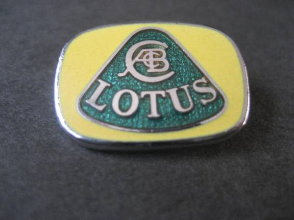 ロータス英国製バッジ★英国車ジムクラーク・エラン・エキシージ・LOTUS・コーリンチャップマン・サーキットの狼・風吹裕也ヨーロッパ拍卖