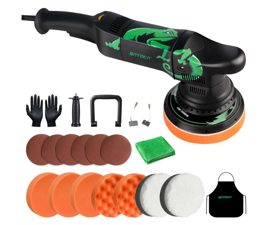 本日限定セール 新品未使用 D164 BATOCA ダブルアクションポリッシャー 125mm 700Wサンダー 六段変速ランダム軌道車 研磨 車磨き拍卖