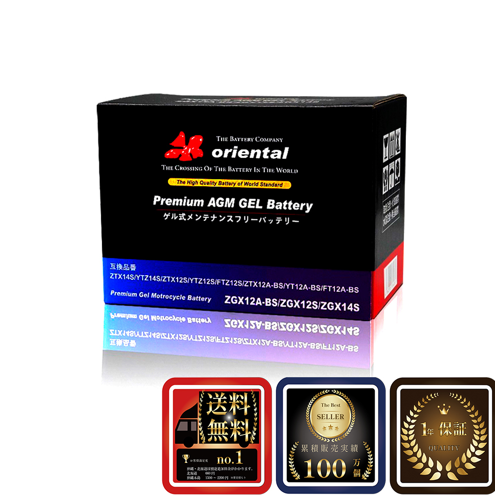 送料無料 グラディウス / EBL-VL58A 高性能GEL バッテリー YT12A-BS FT12A-BS YTZ12S FTZ12S YTZ14S AGM 密閉型 1年保証拍卖