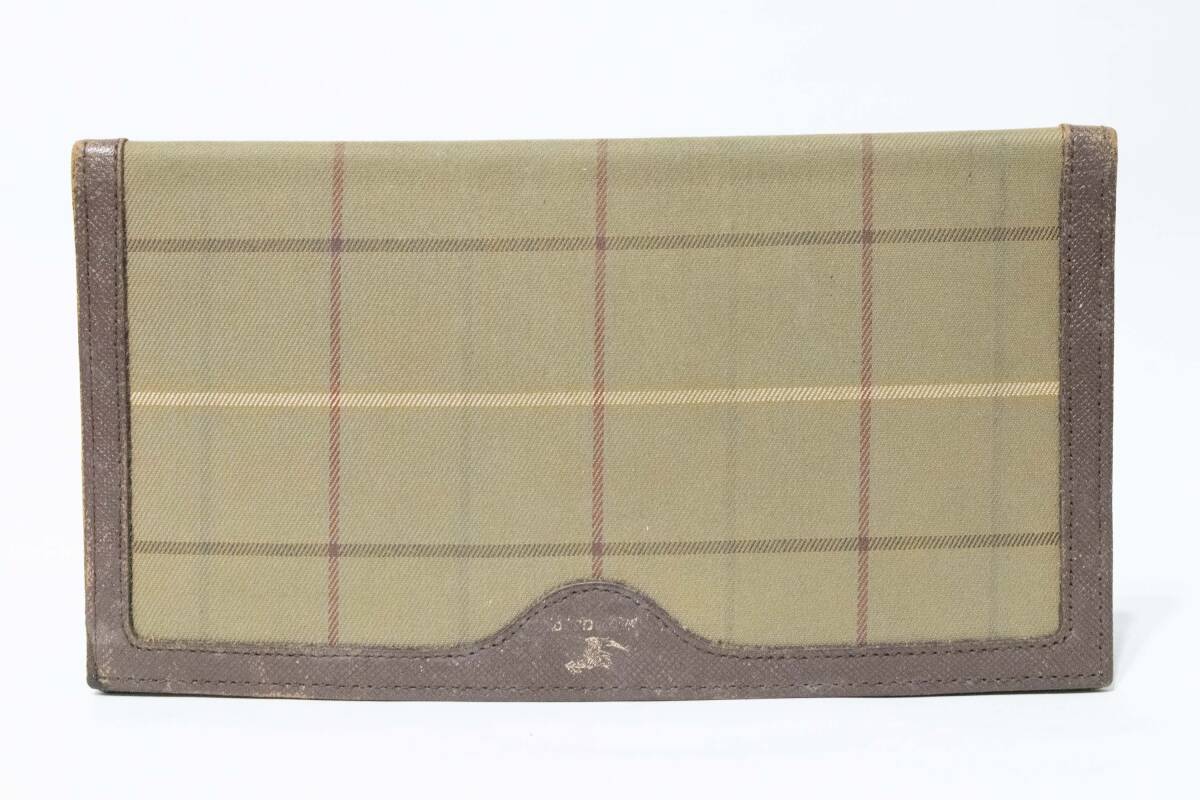 Burberry ビルフォールド ウォレット タータンチェックロゴ グリーン ブロー チェック拍卖