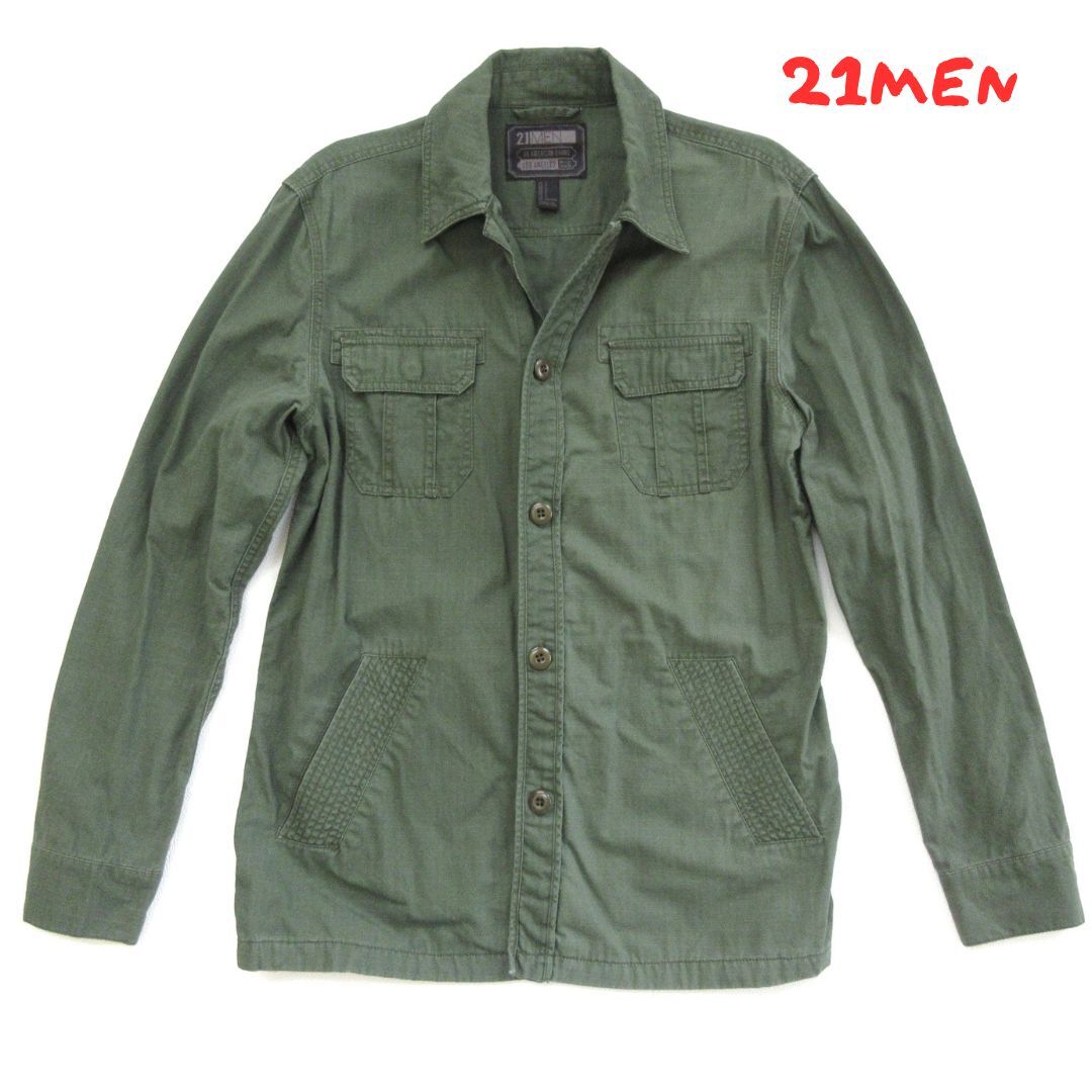 【21MEN】フォーエバー21 ミリタリージャケット 0167拍卖