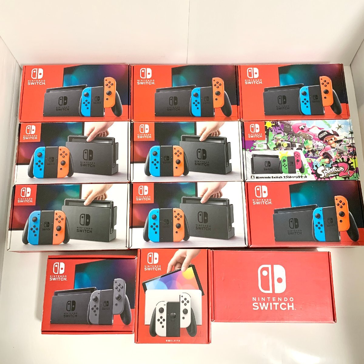 Nintendo Switch ニンテンドースイッチ 空箱のみ 12箱 外箱 内箱 まとめ売り拍卖