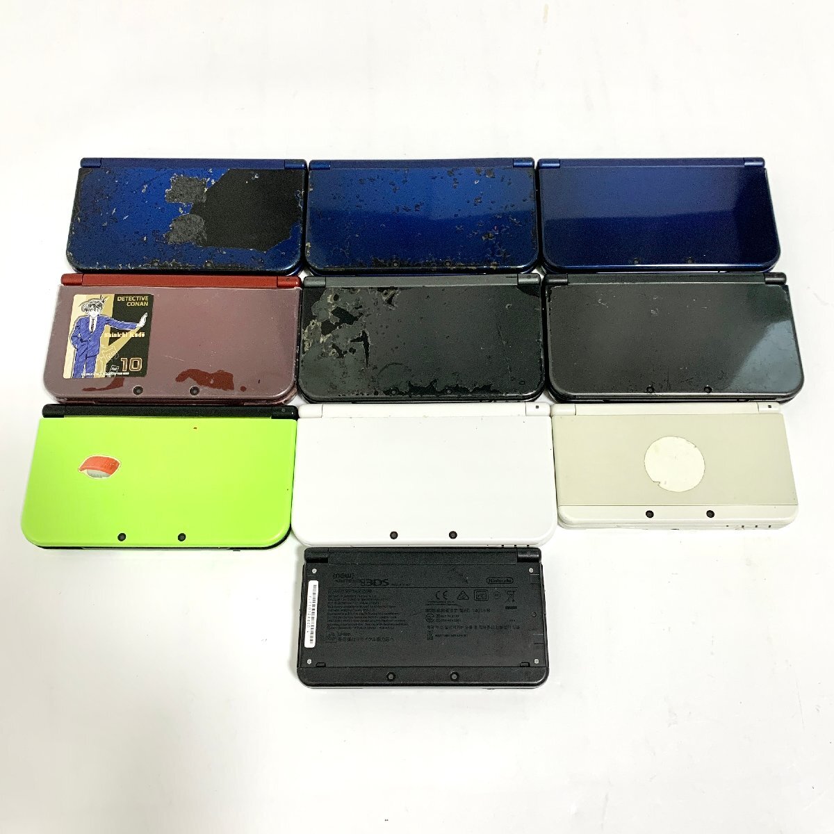 New3DSLL New3DS 本体 計10台 まとめ 動作未確認 ジャンク Nintendo console RED-001 KTR-001拍卖