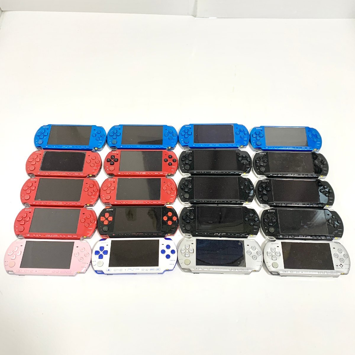 PSP-3000 本体 20台 まとめ 動作未確認 ジャンク PlayStation Portable SONY プレイステーションポータブル PSP3000 console バッテリー無拍卖