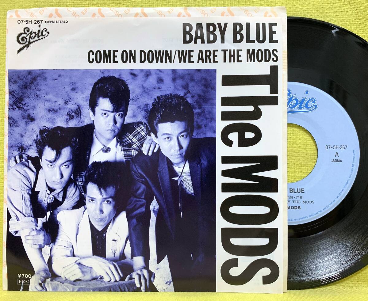 ■THE MODS■BABY BLUE/COME ON DOWN We are THE MODS■'85■ザ・モッズ■即決■レコードEP■51001拍卖