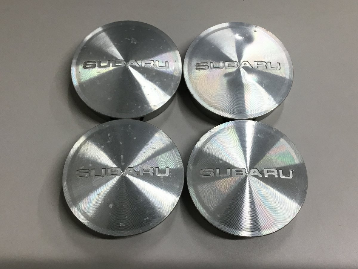 スバル純正 センターキャップ アルミ製 4個 中古 P250915C拍卖