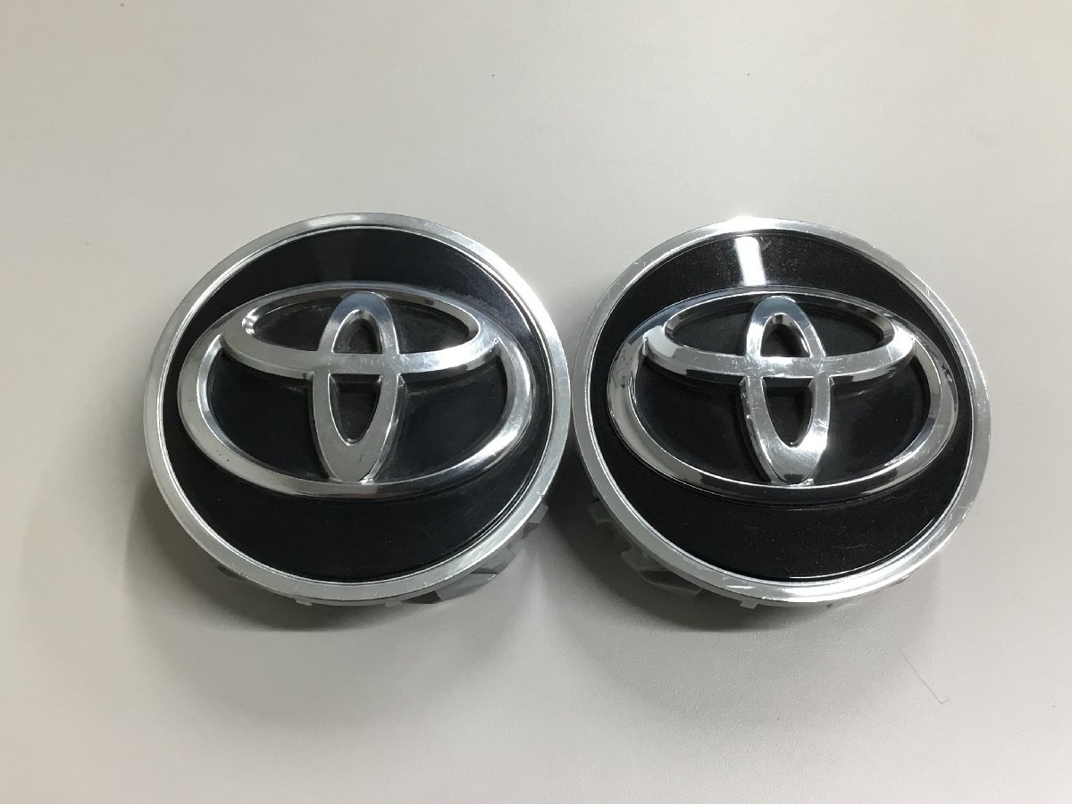 トヨタ純正 センターキャップ 中古 ブラック 2個のみ アルファード ヴォクシー ノア等 P251018B拍卖