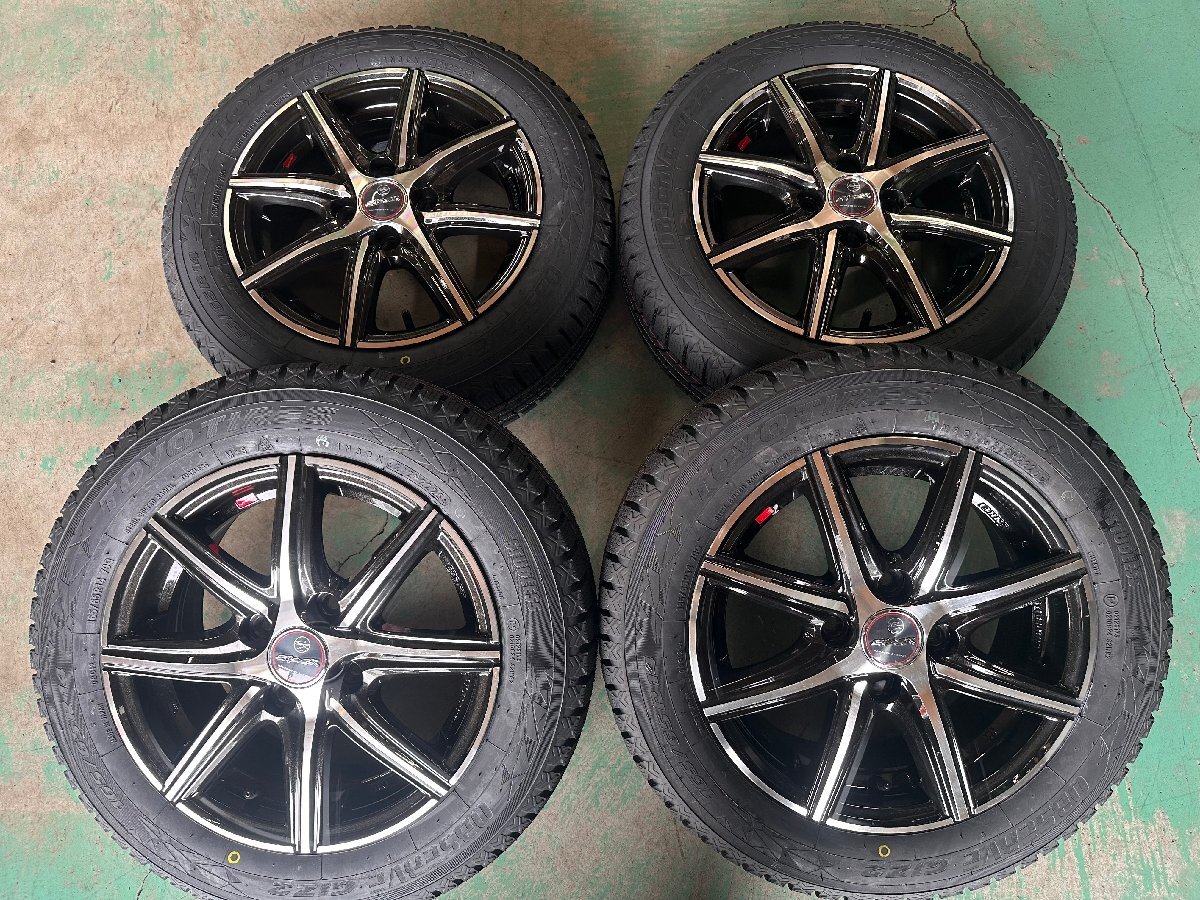2025年製 新品スタッドレス SMACK トーヨー GIZ2 165/65R14 14インチ 5.5J +43 4H PCD100 パッソ タンク ルーミー トール等 P251010f拍卖