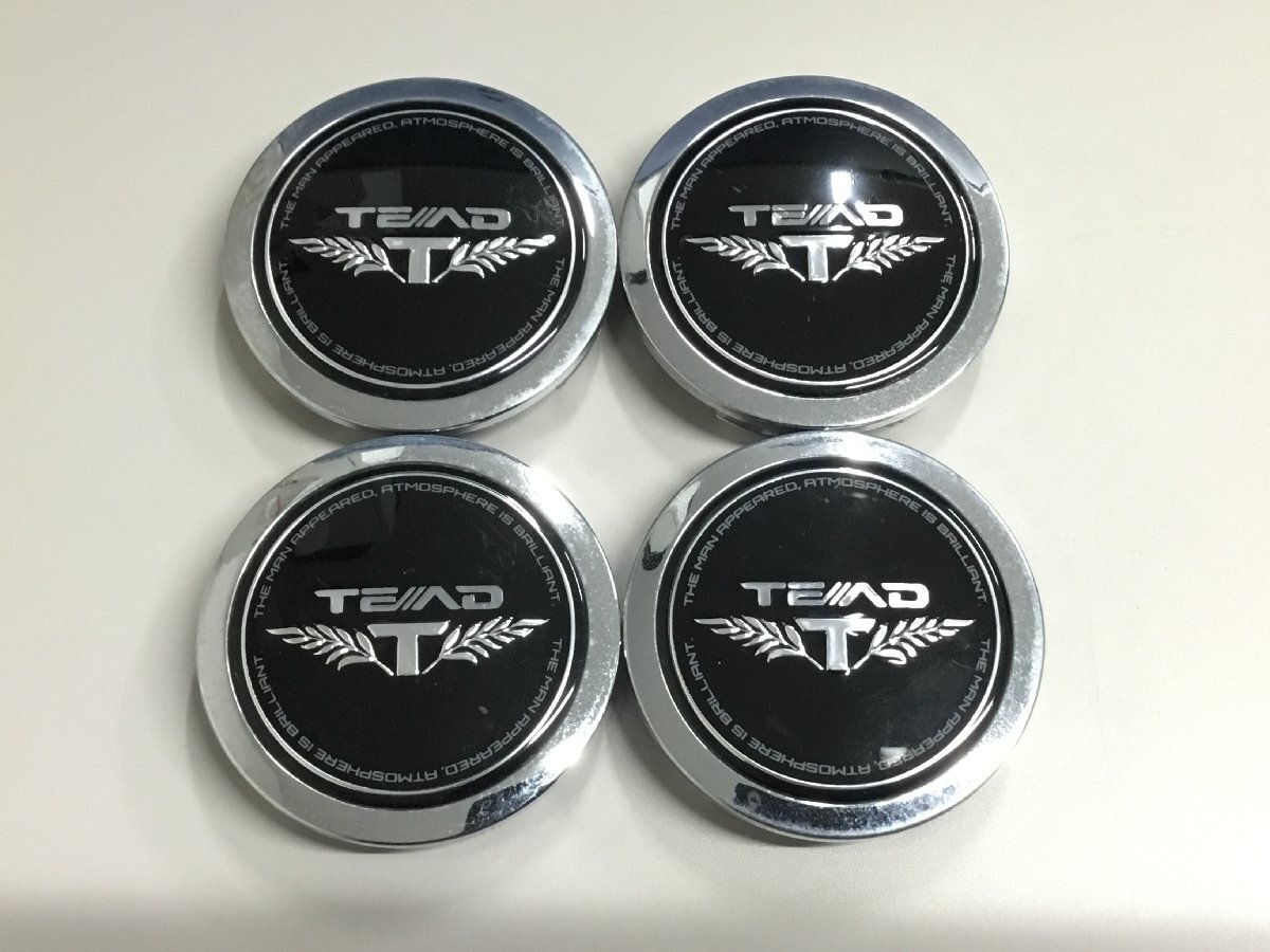 ウェッズ TEAD センターキャップ 4個 中古 P241221B拍卖