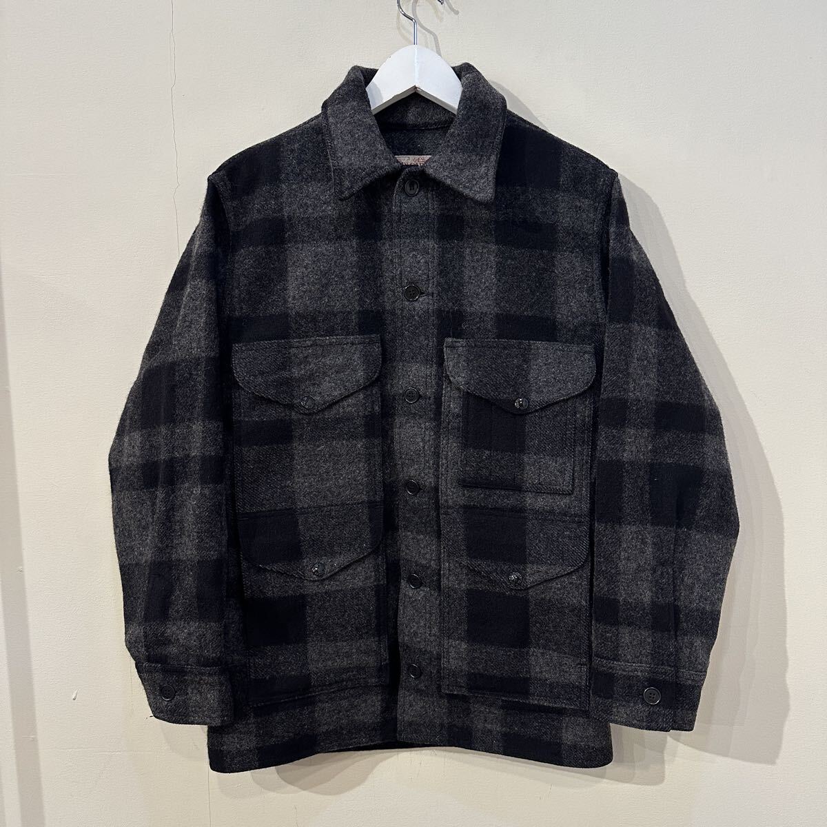 80年代 フィルソン シングル マッキーノ クルーザー ジャケット FILSON SINGLE MACKINAW CRUISER JACKET Wool vintage 80's ビンテージ 38拍卖