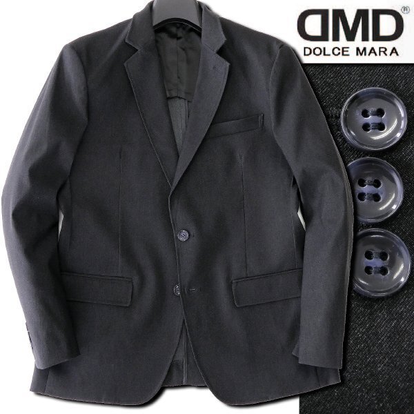 新品 ドルチェマーラ ハイパーストレッチ デニムライク ジャケット L 黒 【9-18800_H_L】 DOLCE MARA ブレザー メンズ 春秋 撥水拍卖