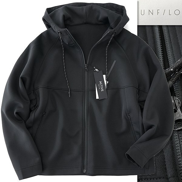 新品 ONWARD アンフィーロ ストレッチ ショート コンビ パーカー M(S位) 黒 【I57159】 オンワード UNFILO ジャージー ユニセックス拍卖