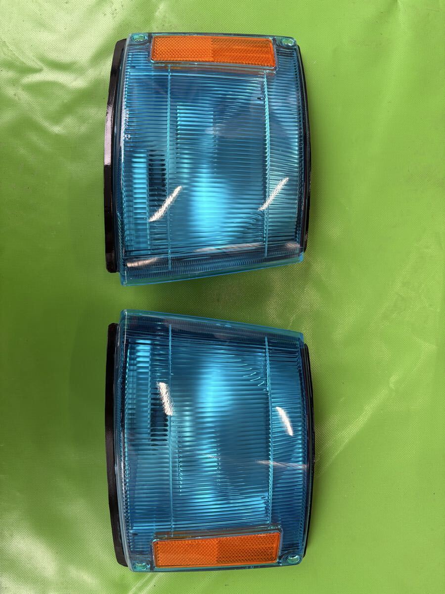 ファッションレンズ スーパードルフィン プロフィア テラヴィコーナーレンズ 売り切り 青日野 割れ無し加工品 ライトブルー デコトラ拍卖