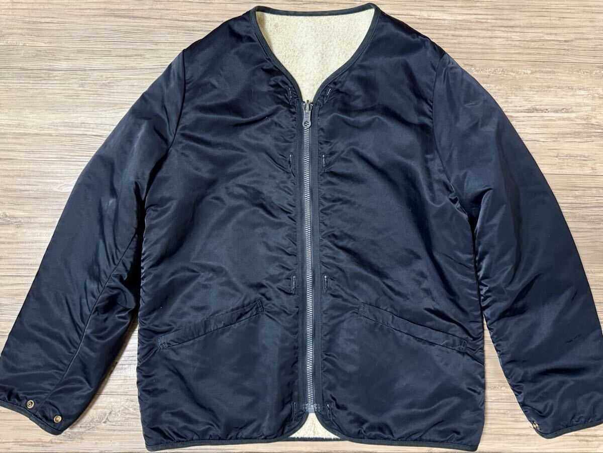 【送料無料】VISVIM (ビズビム) IRIS LINER JKT アイリスライナーリバーシブルジャケット ブラック (size2)拍卖