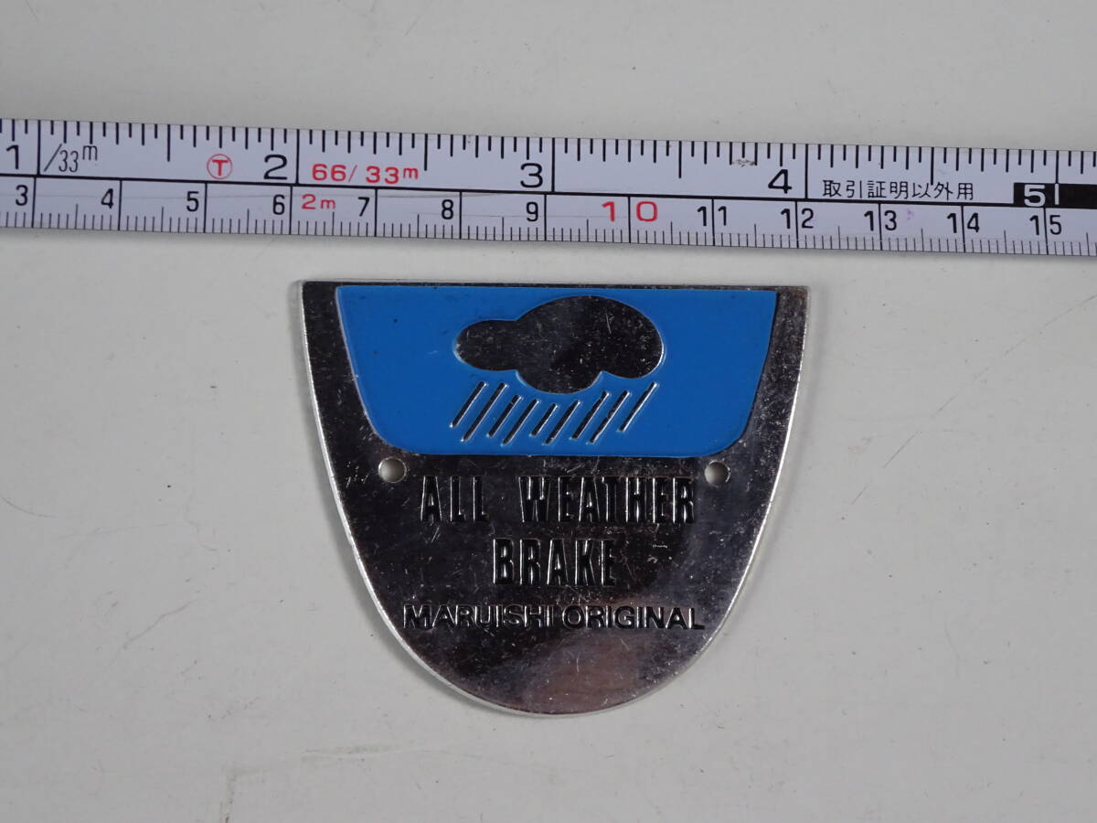 旧車 実用車 バッチ MARUISHI 丸石 ALL WEATHER 拍卖