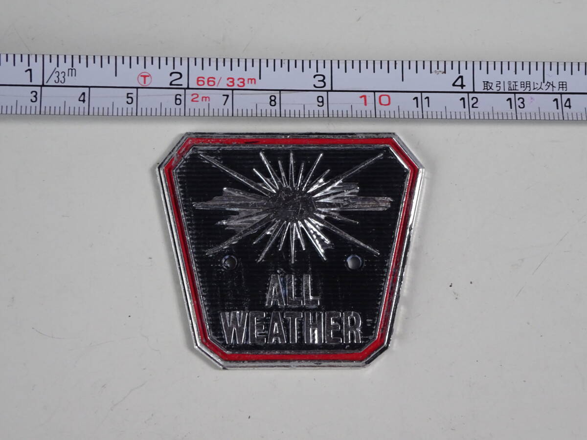 旧車 実用車 バッチ ALL WEATHER 拍卖