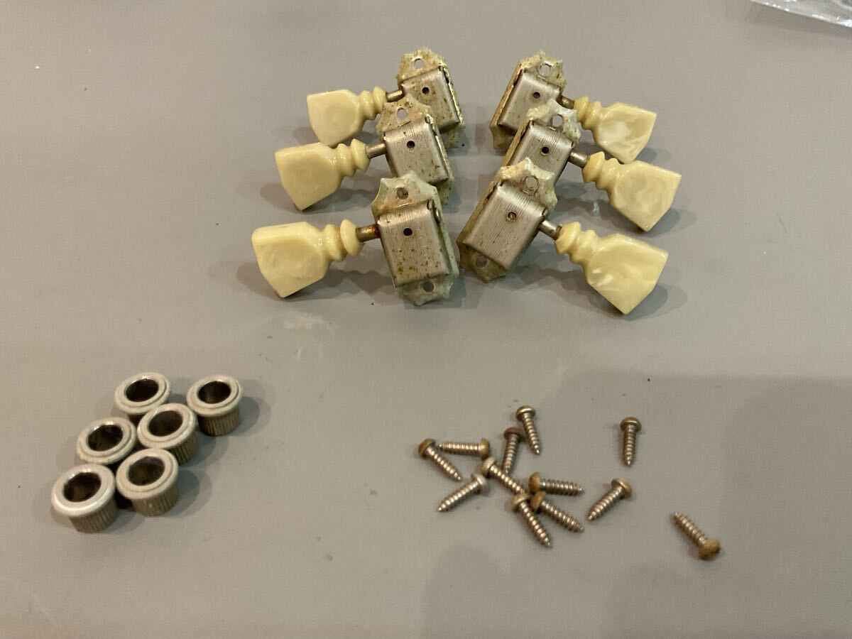 kluson クルーソン1970年製 ギブソン クルーソン表記 ダブルライン ダブルリング ビンテージ ペグ ES SG フルアコ セミアコgibson拍卖
