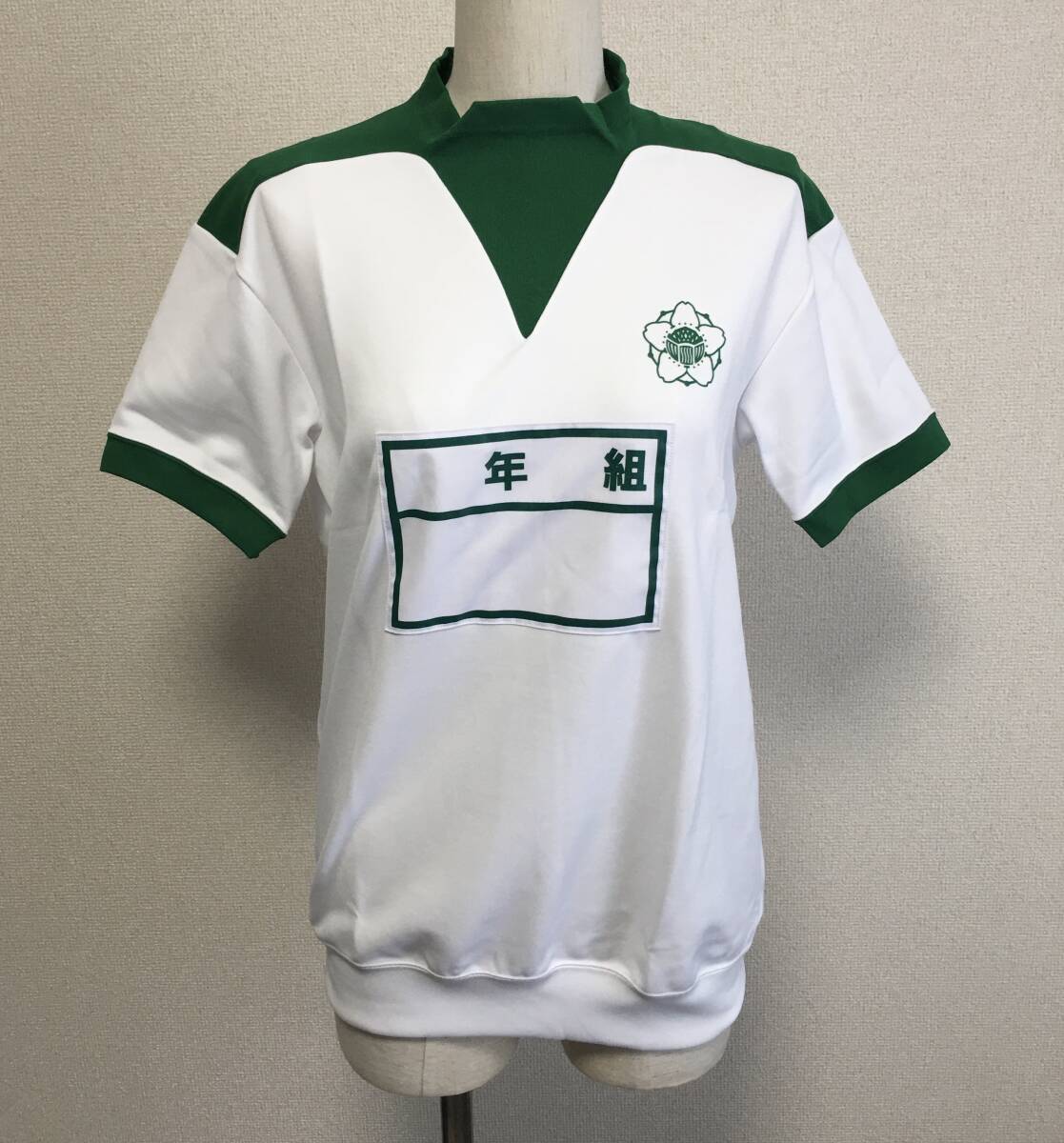 K01小学校指定体操服・ヨーク型デカゼッケン体育着・サイズLL拍卖