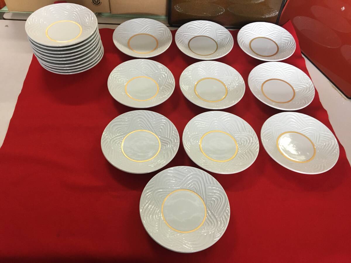 丸皿 中鉢 20枚 まとめて 盛鉢 白 業務用 店舗 食器 長期保管品拍卖