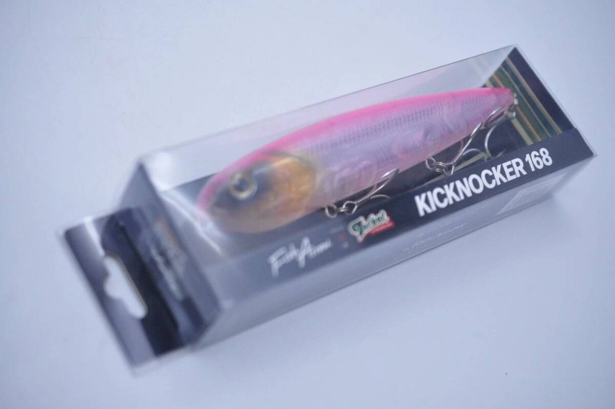 テッケル フィッシュアロー キックノッカー168 Teckel Fish Arrow Kicknocker 168 未使用 Never Used ピンクシャッド拍卖