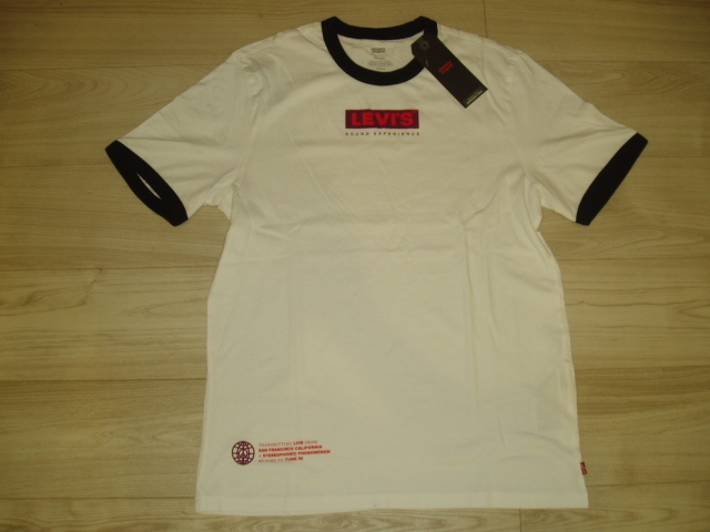 即決!送料込み★新品★Levi's(リーバイス) の半袖Tシャツ【men'sのM相当】RELXED FIT RINGER TEE BOXTAB PLACEMENT  送料185円~  Q6拍卖