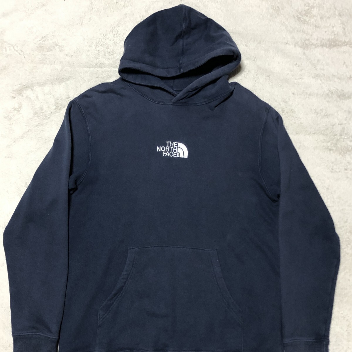 THE NORTH FACE ノースフェイス スウェットパーカー プルオーバーパーカー フーデット ネイビー 人気の大きいサイズ Lサイズ NT11902Z拍卖