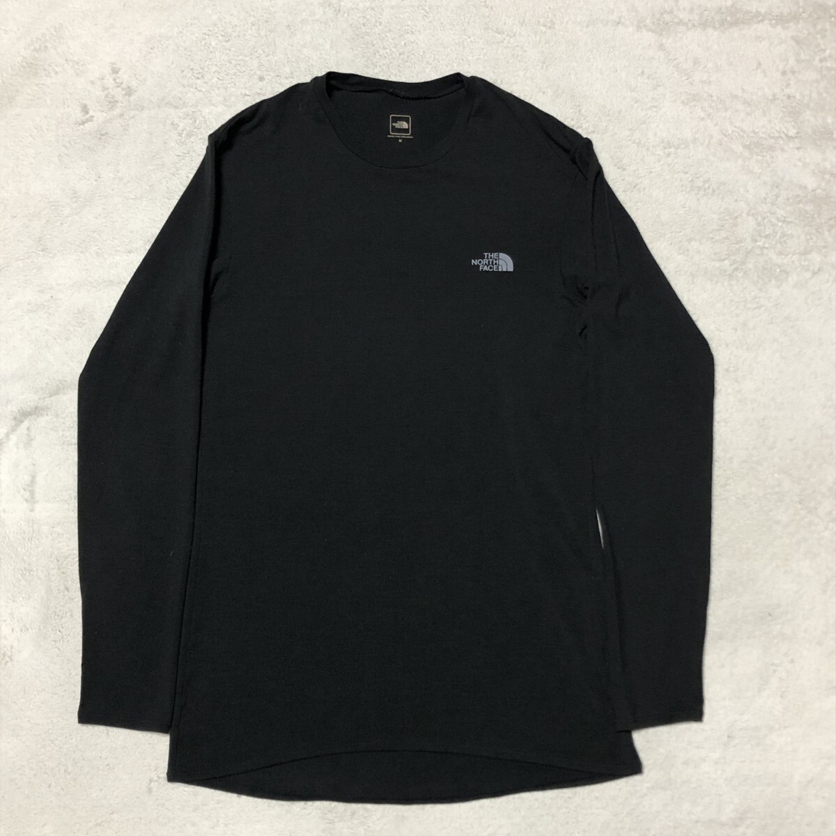 THE NORTH FACE ノースフェイス LSウォームクルー ロングスリーブ ロンT ブラック Mサイズ NU65135拍卖