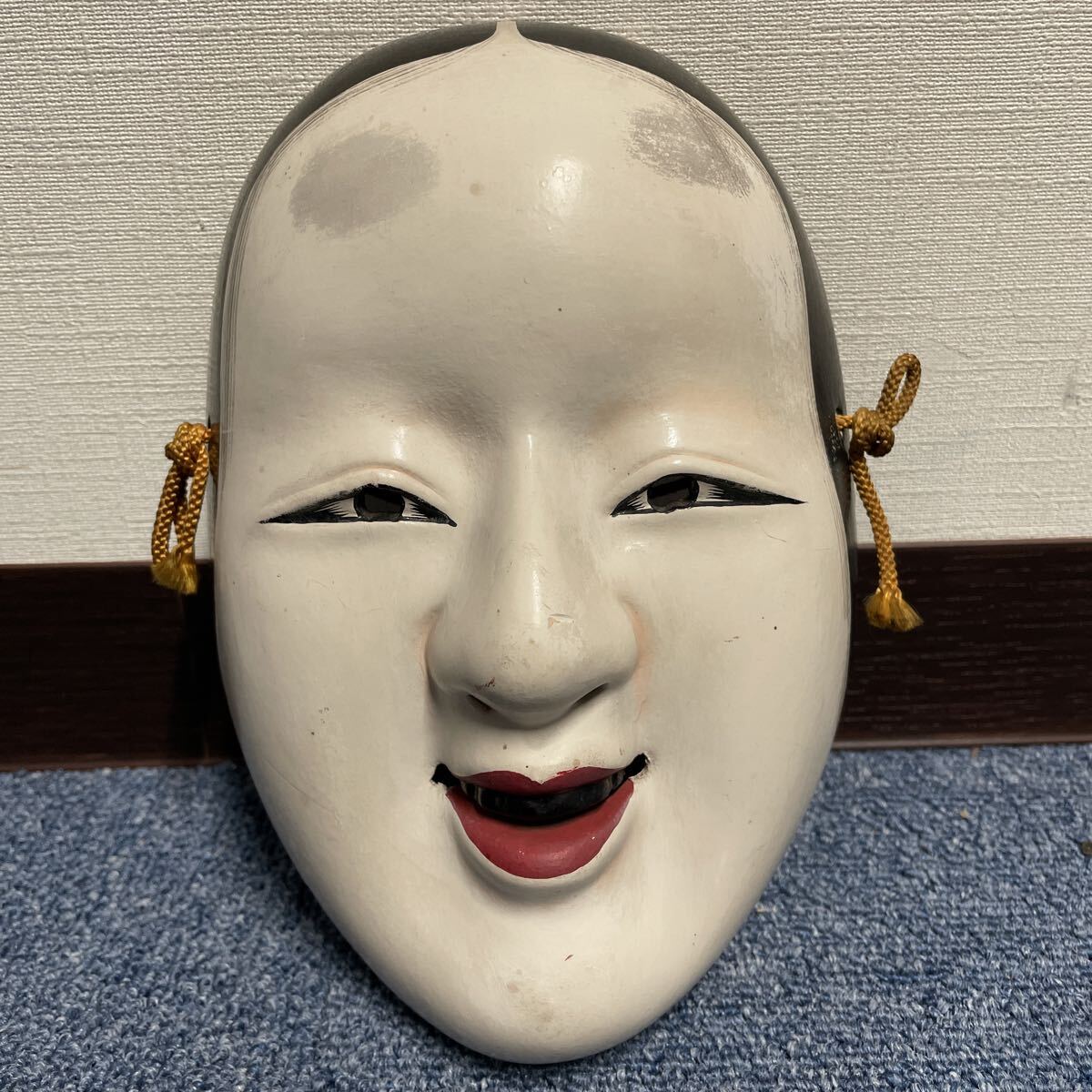 能面 お面 能楽 木彫り 女面 小面 若女 日本伝統拍卖