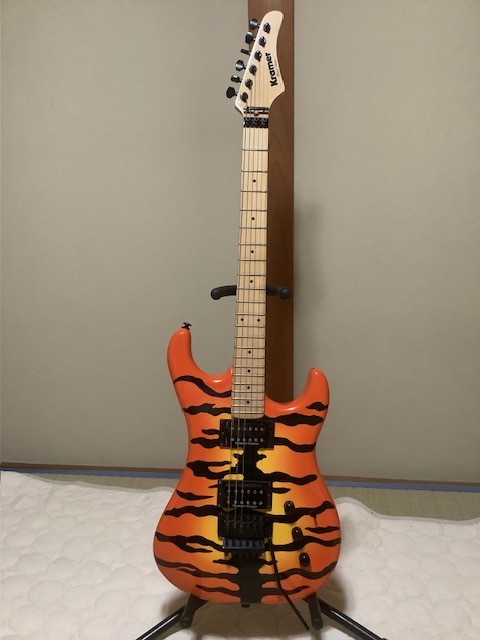 KRAMER PACER VINTAGE ORANGE TIGER GEORGE LYNCH 80年代LA・METAL SEYMOUR DUNCAN JB&JN拍卖