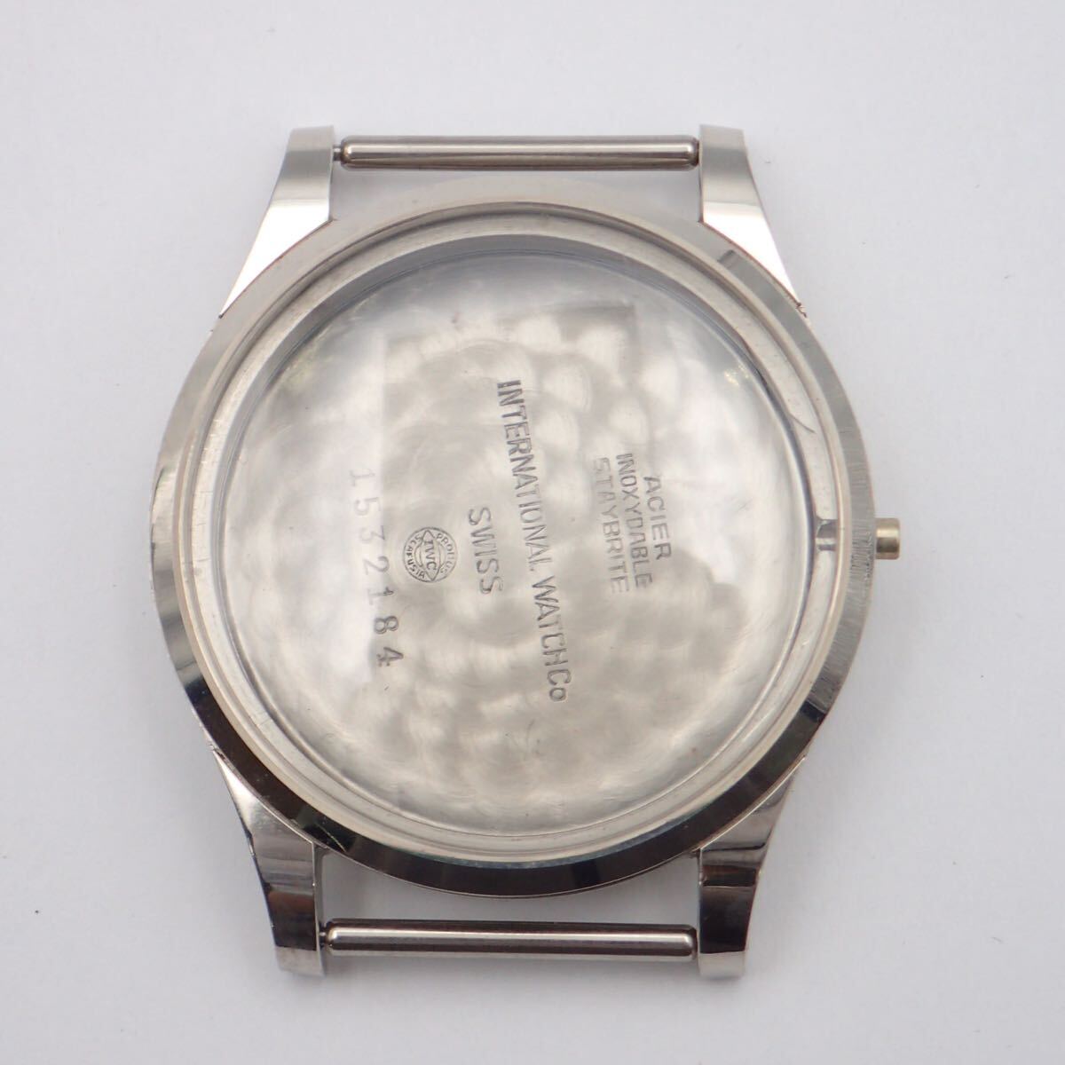 お09215【デッドストック 時計屋引き上げ品】IWC インターナショナルウォッチカンパニー/腕時計用/純正/ケース/風防/直径 約33㎜/シルバー拍卖