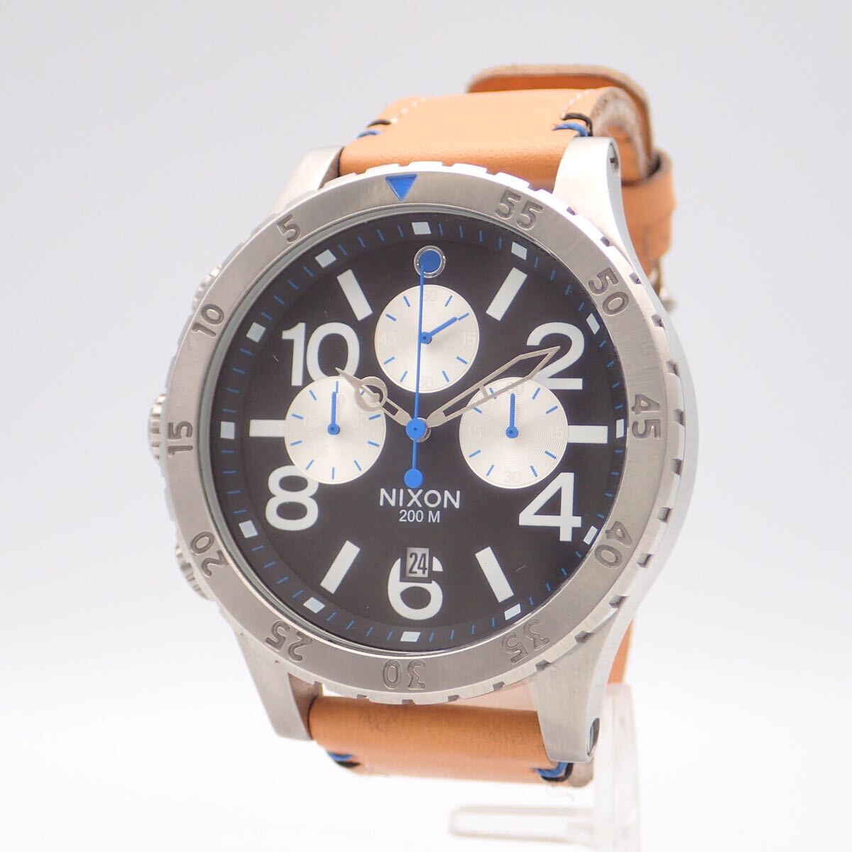 お09331【美品】NIXON ニクソン THE 48-20 CHRONO P クロノグラフ クオーツ 腕時計拍卖