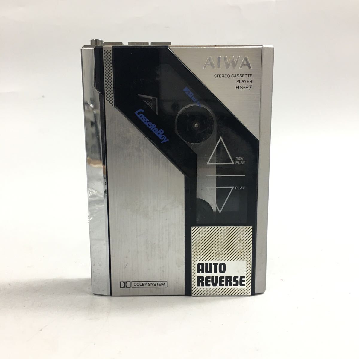 ★F10069【ジャンク】AIWA アイワ カセットボーイ HS-P7 ポータブルカセットプレーヤー 通電のみ レトロ 希少 JUNK拍卖