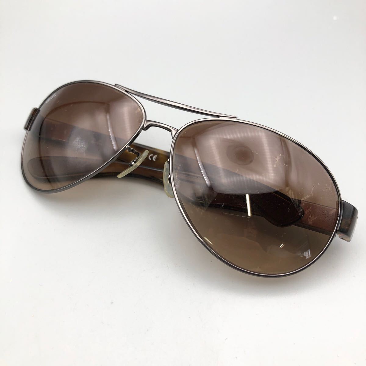 ★F10125 Ray-Ban レイバン RB 3509 004/13 ティアドロップ グラデーションレンズ拍卖