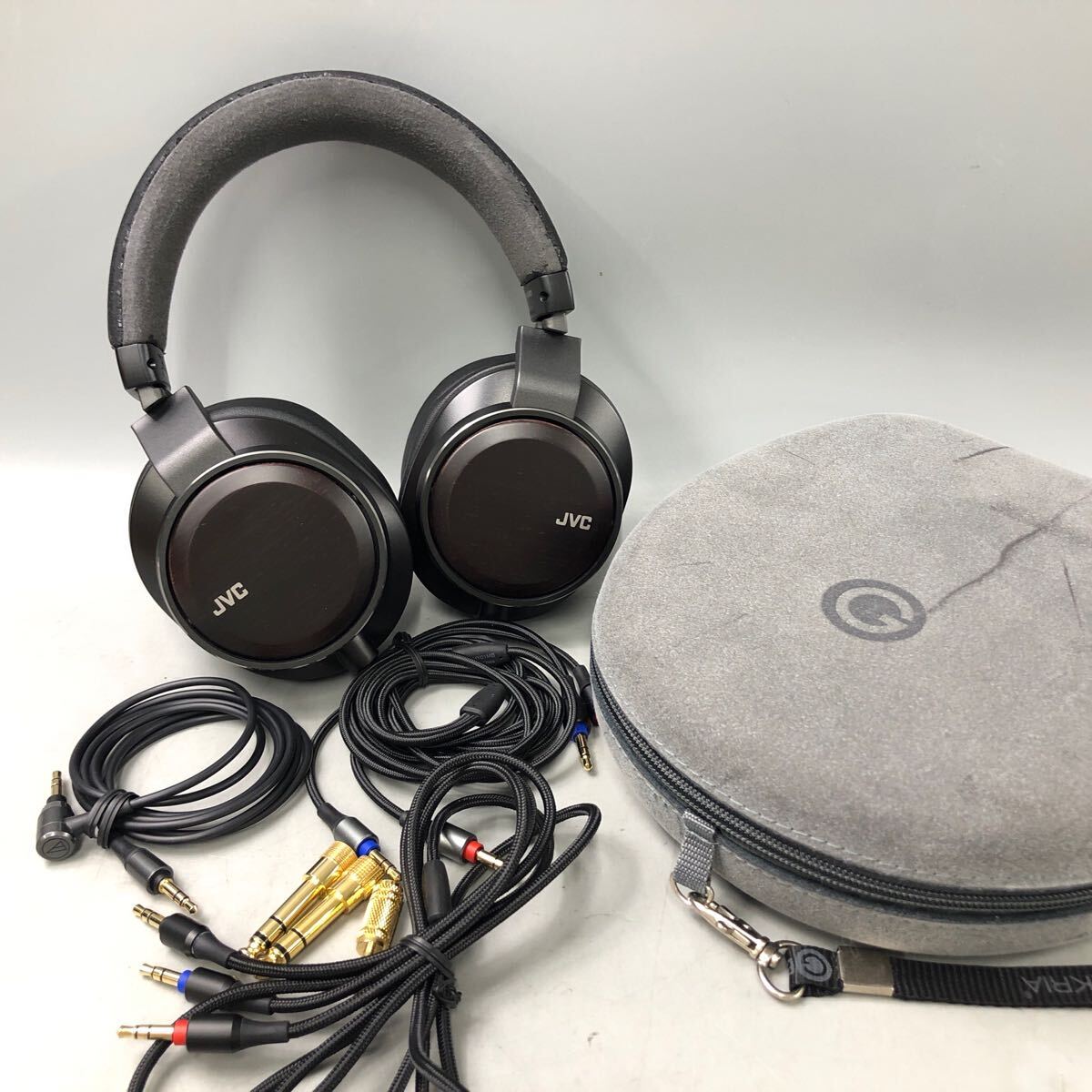 ★F10073 JVC HA-SW01 CLASS-S WOODシリーズ ハイレゾヘッドホン 付属品多数 まとめて通電OK拍卖