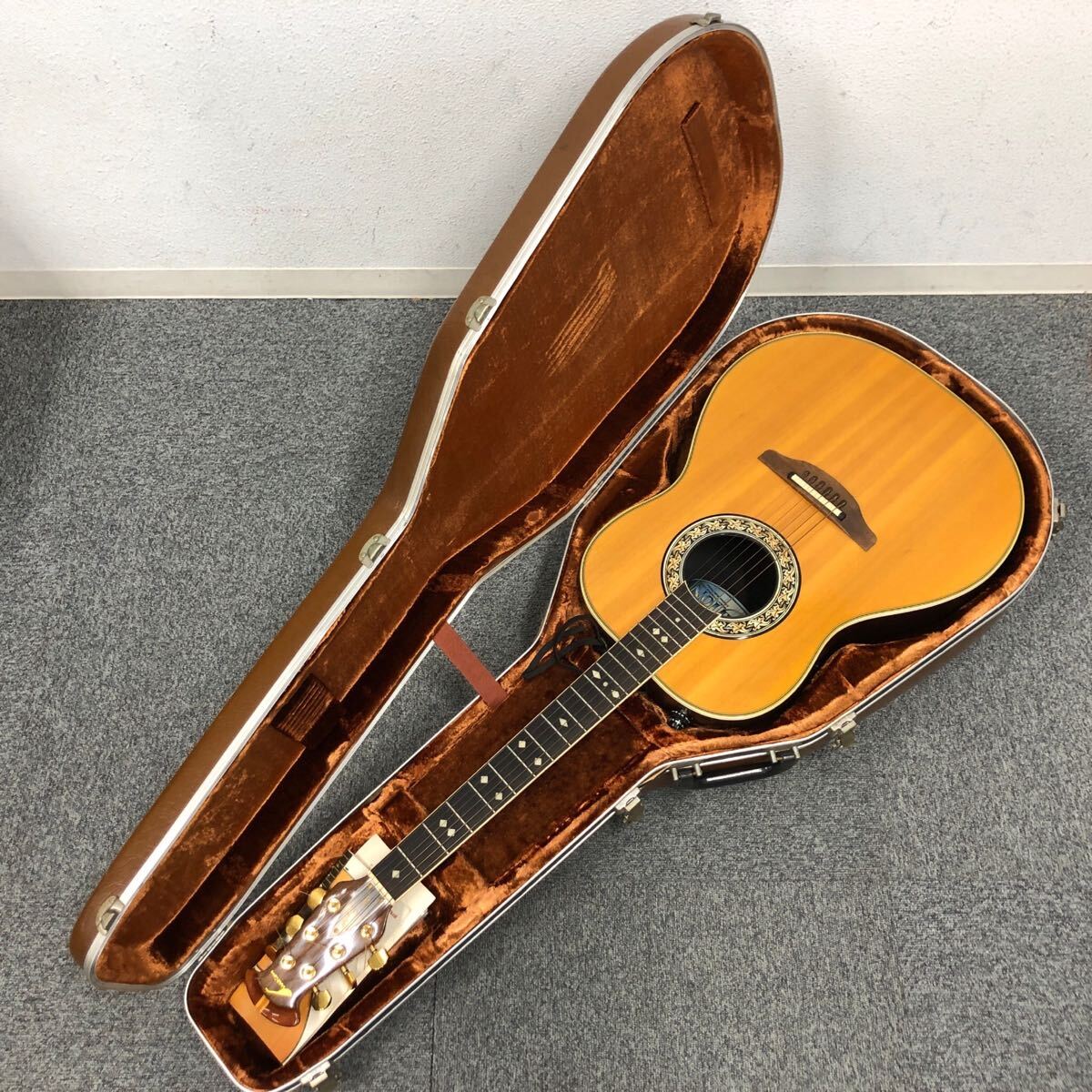★F10130 Ovation オベーション 1627 Glen Campbell グレン・キャンベルモデル エレアコ アコースティックギター USA製 ハードケース付拍卖
