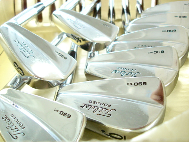 幻のマッスル !!!◆◆ 最高傑作 タイトリスト 690・MB FORGED ◆◆豪華8本組!!!拍卖