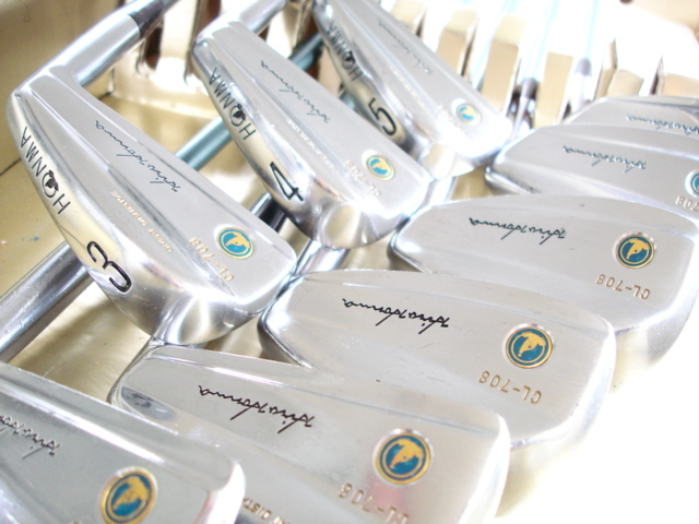 本間ゴルフ◆◆ 最高級 軟鉄鍛造 幻のマッスル CL-708 GREAT DISTANCE FORGED 奇跡の良品!!! ◆◆超希少~豪華9本組!!!拍卖