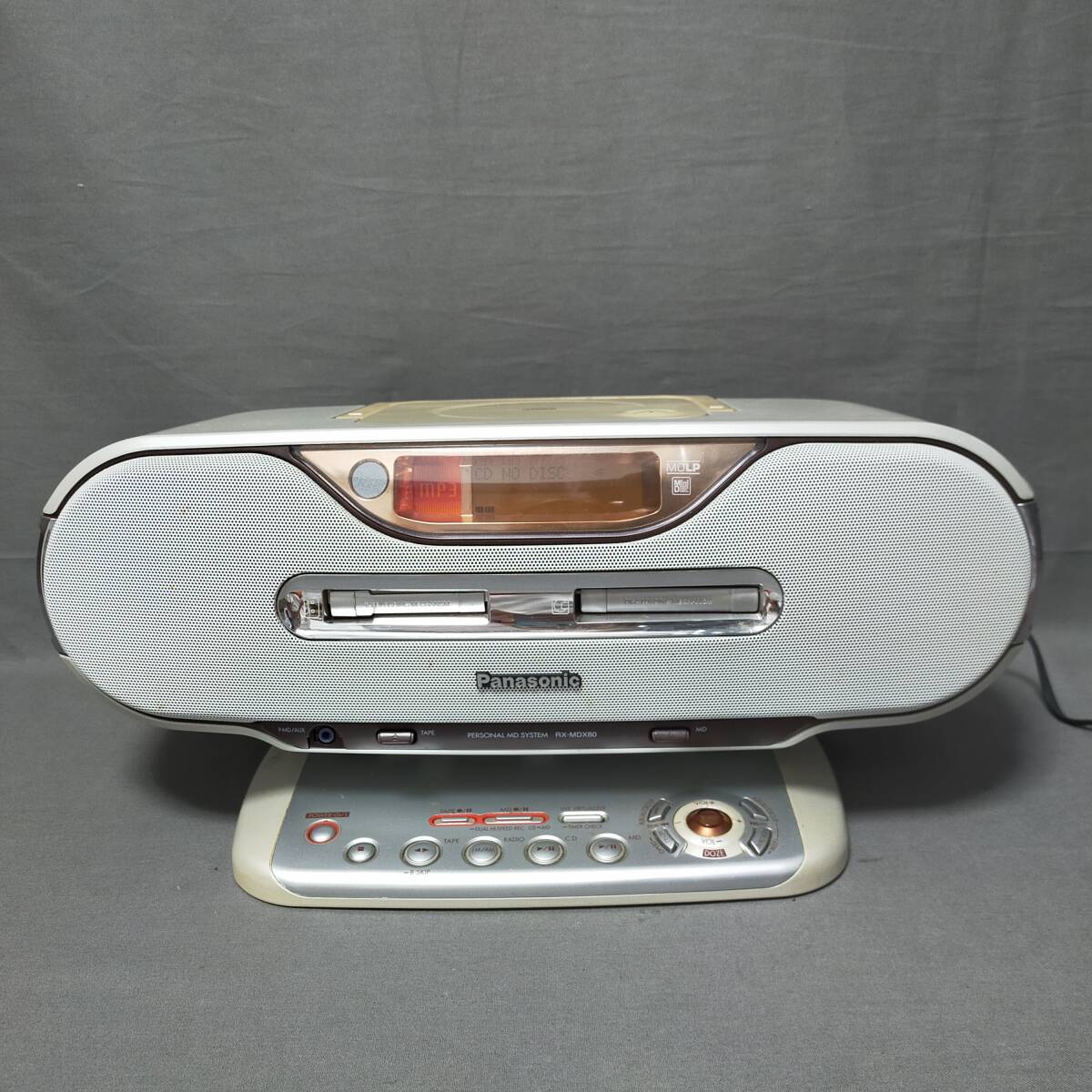 △ 10/21 296186 Panasonic パナソニック RX-MDX80 2002年製 パーソナルMDシステム used 現状品拍卖