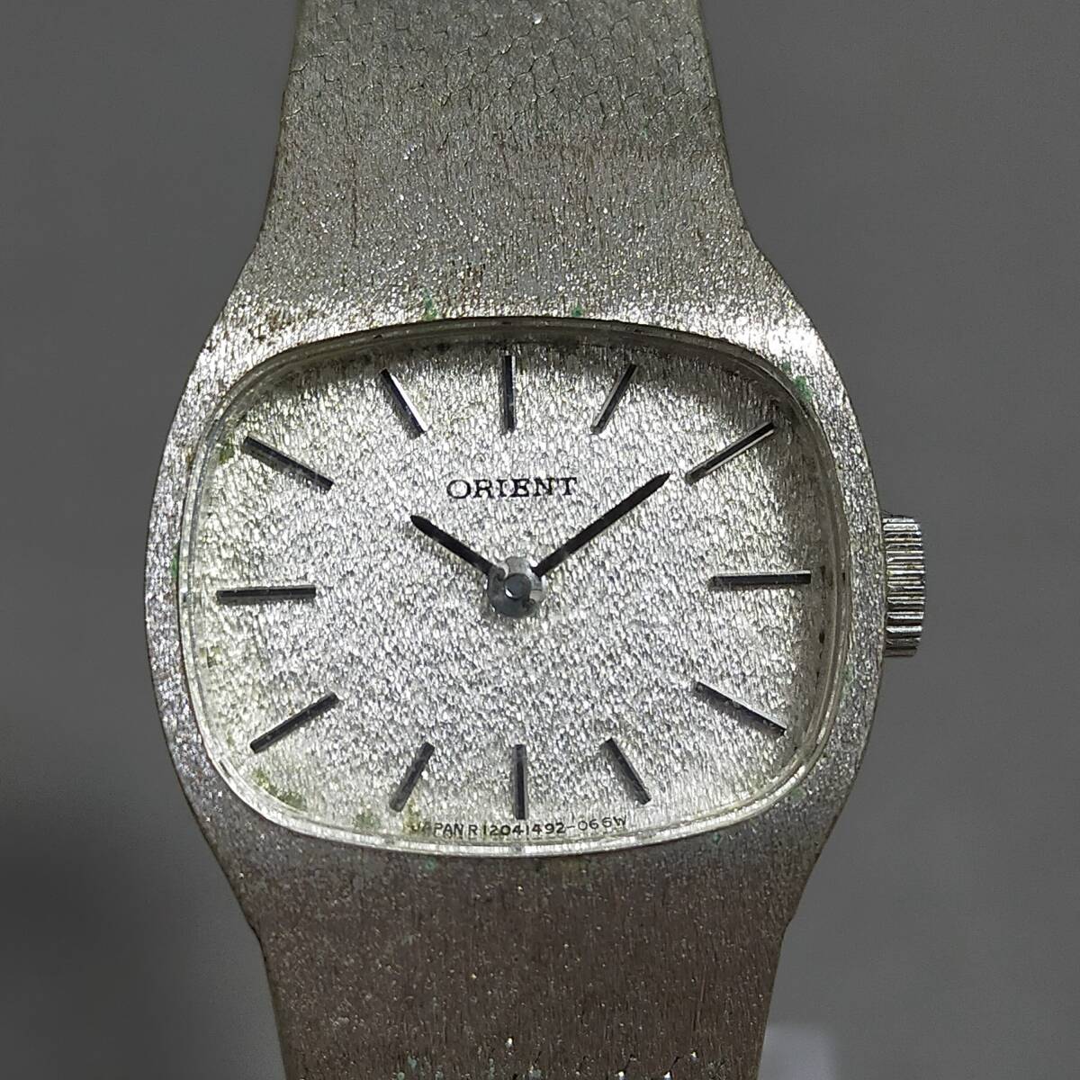 ▲ 10/21 296445 ORIENT オリエント 手巻き Q120149-20 2針 レディース 腕時計 used 現状品拍卖